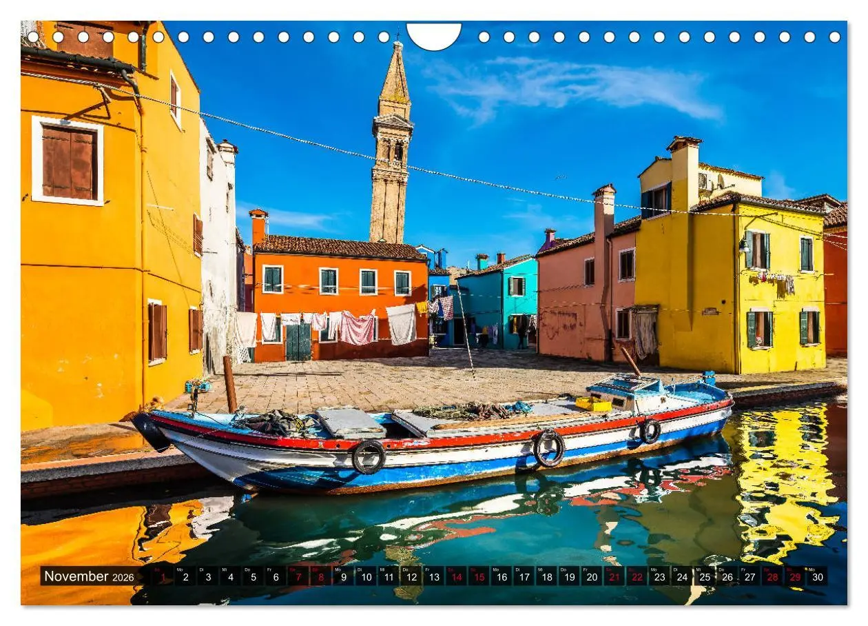 Bild: 9783457704462 | Burano - Die Insel der bunten Häuser (Wandkalender 2026 DIN A4...