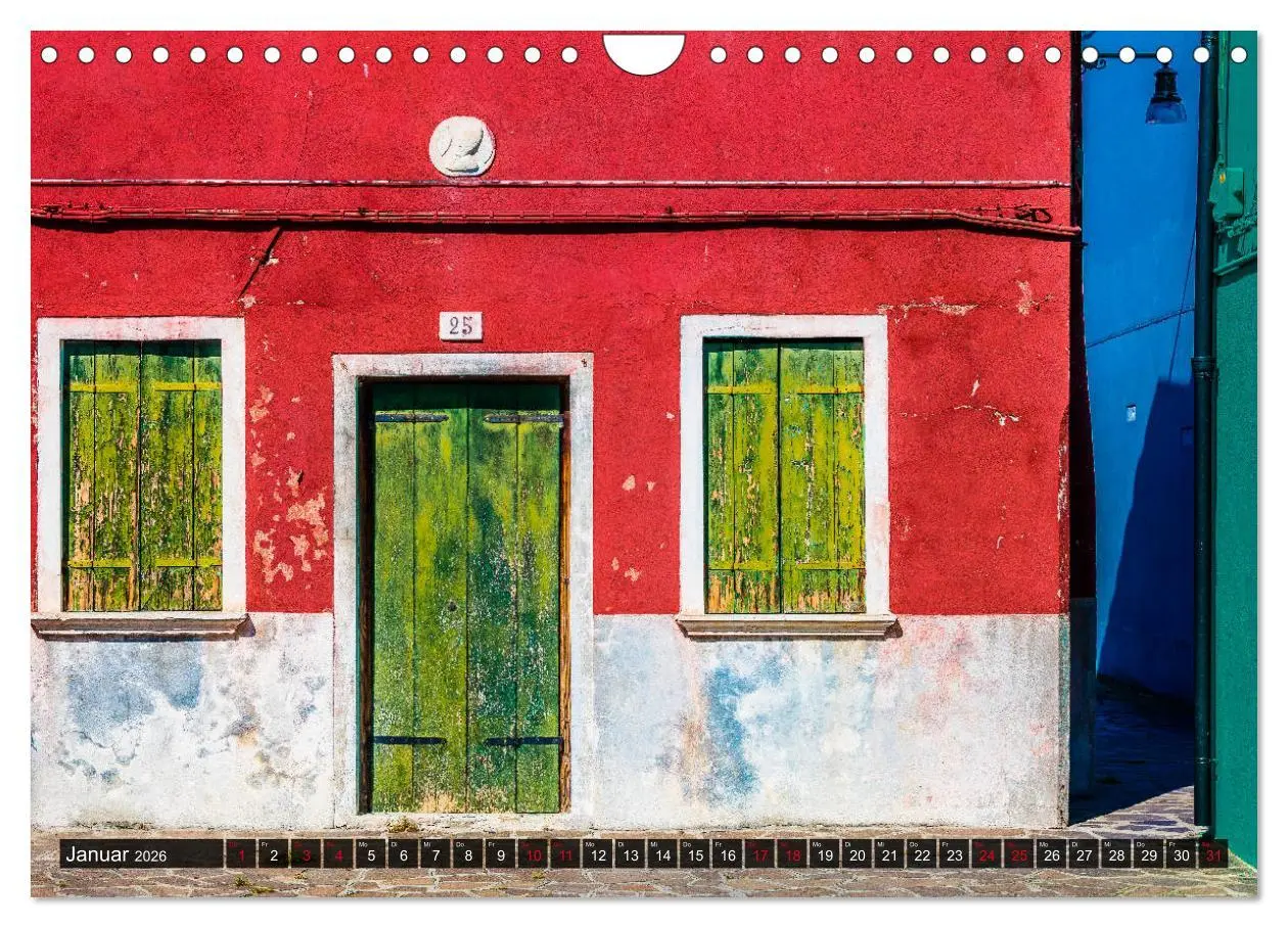 Bild: 9783457704462 | Burano - Die Insel der bunten Häuser (Wandkalender 2026 DIN A4...