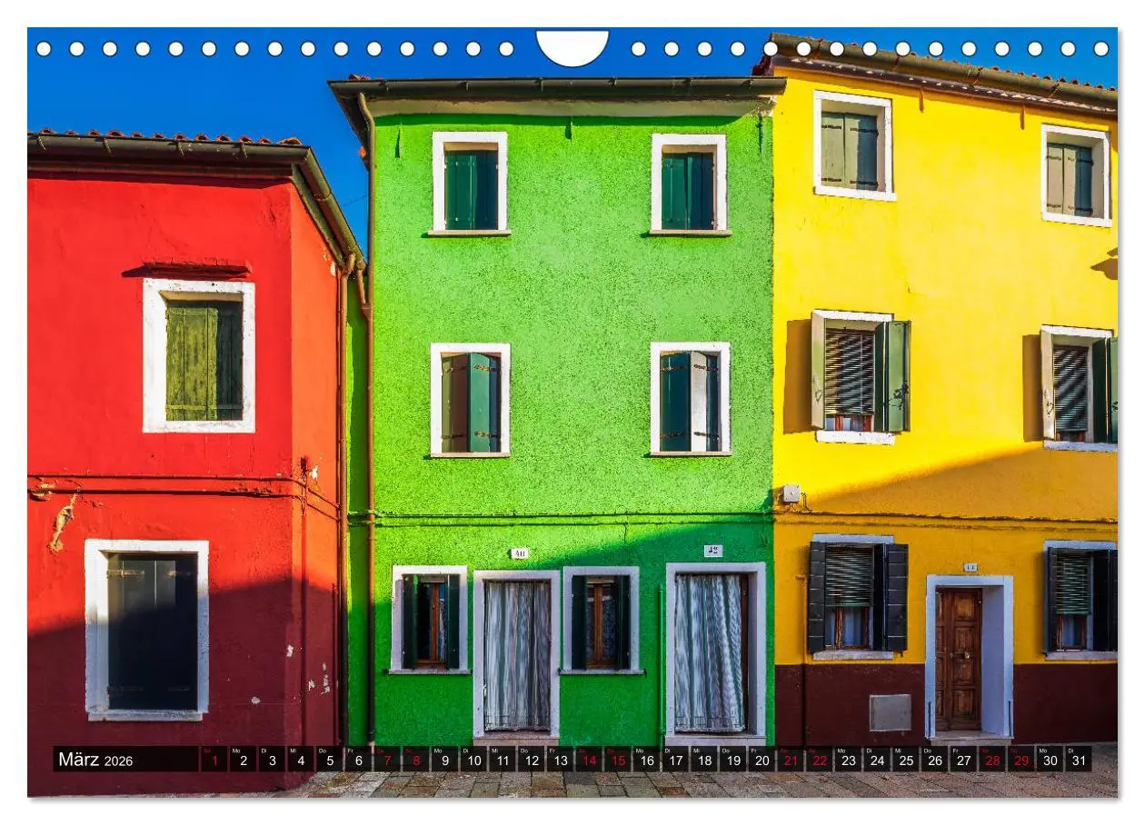 Bild: 9783457704462 | Burano - Die Insel der bunten Häuser (Wandkalender 2026 DIN A4...