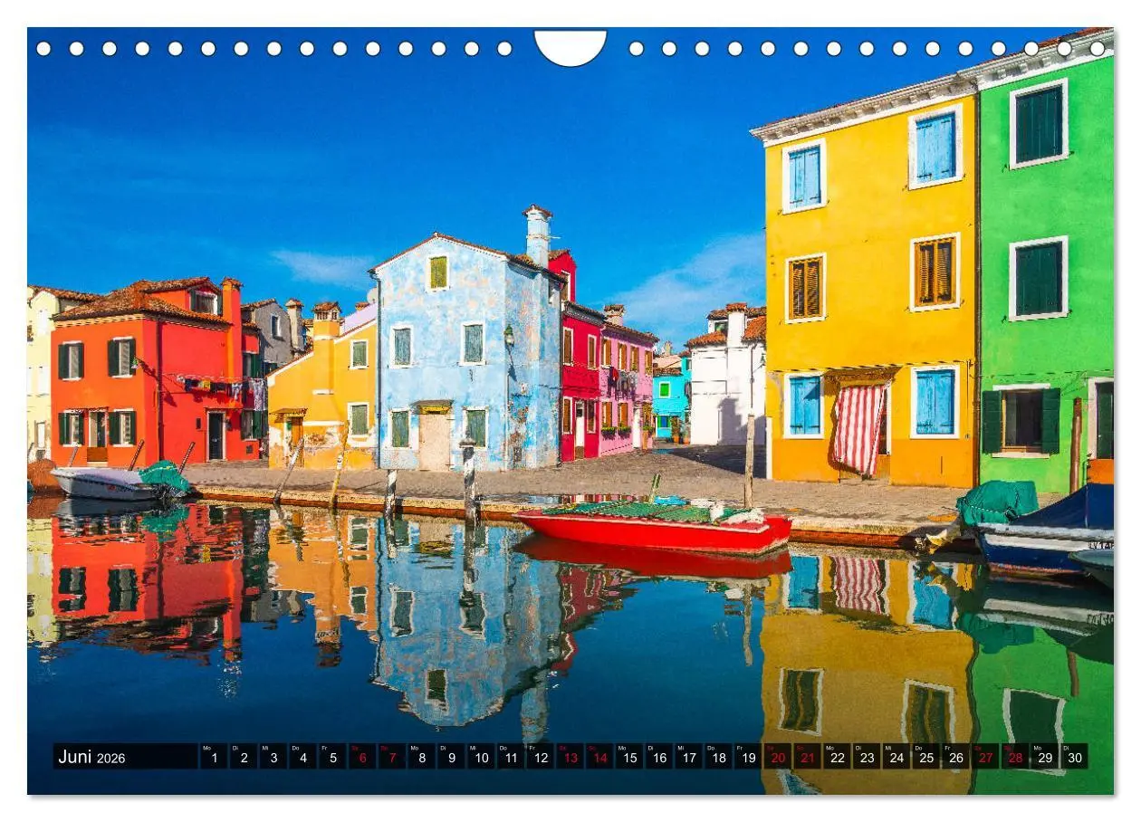 Bild: 9783457704462 | Burano - Die Insel der bunten Häuser (Wandkalender 2026 DIN A4...