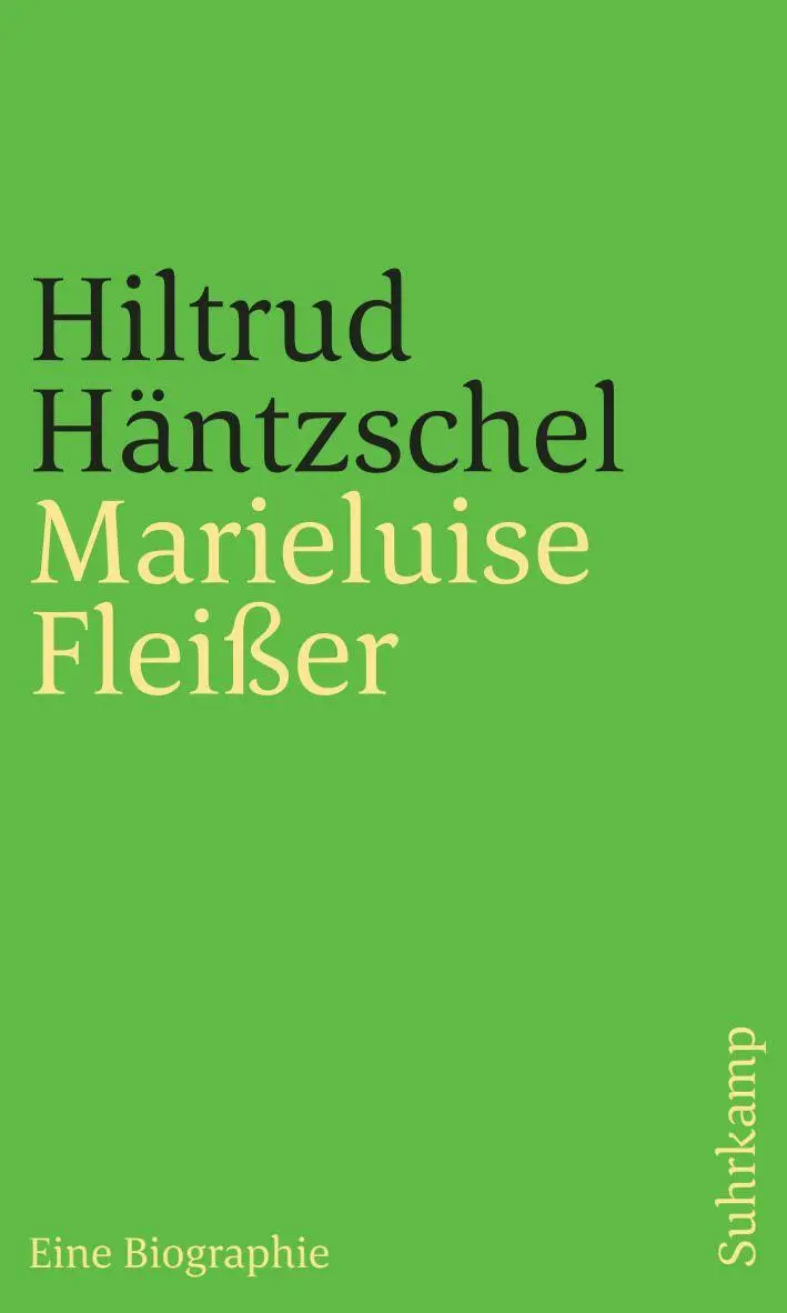 Cover: 9783458244462 | Marieluise Fleißer. Eine Biographie | Hiltrud Häntzschel | Taschenbuch