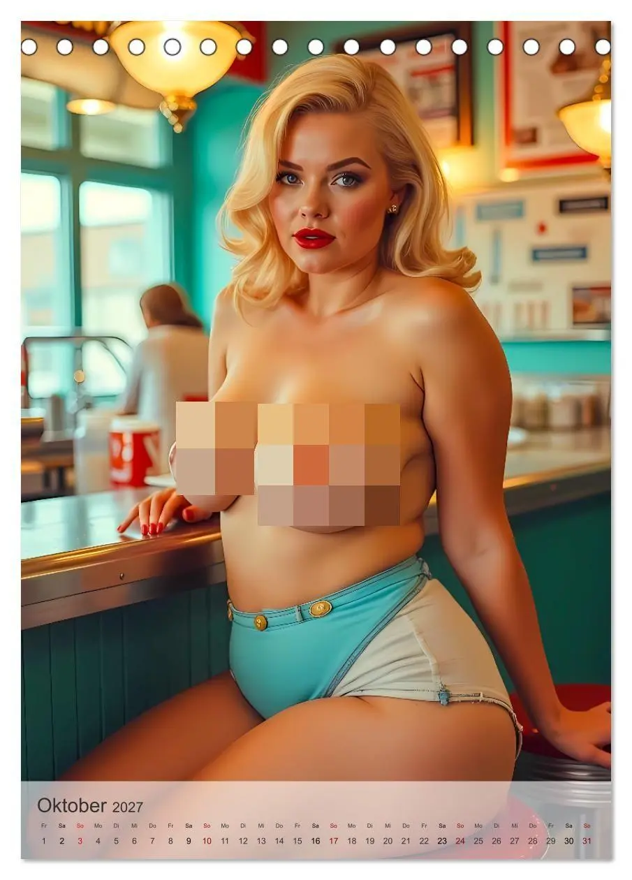 Bild: 9783516964462 | Pin-up Girls - Sexy Vintage Diven (Tischkalender 2027 DIN A5 hoch),...