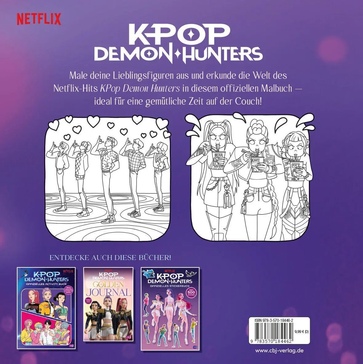 Bild: 9783570184462 | KPop Demon Hunters - Couch, Couch, Malen! | Das offizielle Malbuch
