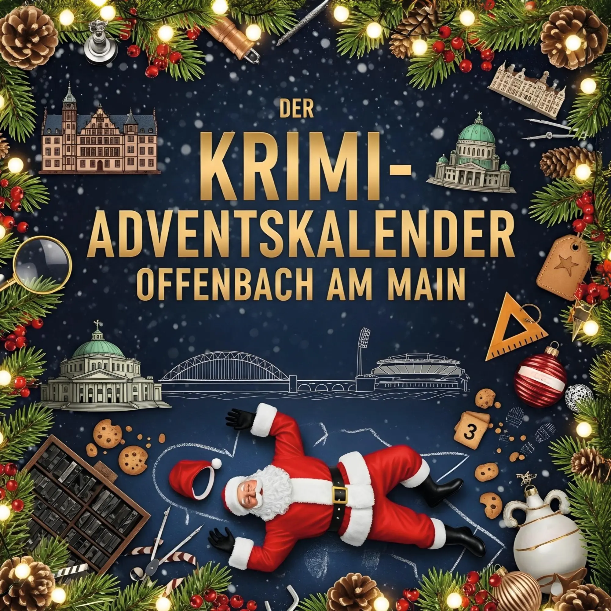 Cover: 9783695304462 | Der Krimi-Adventskalender Offenbach am Main | Luca Hofmann | Buch