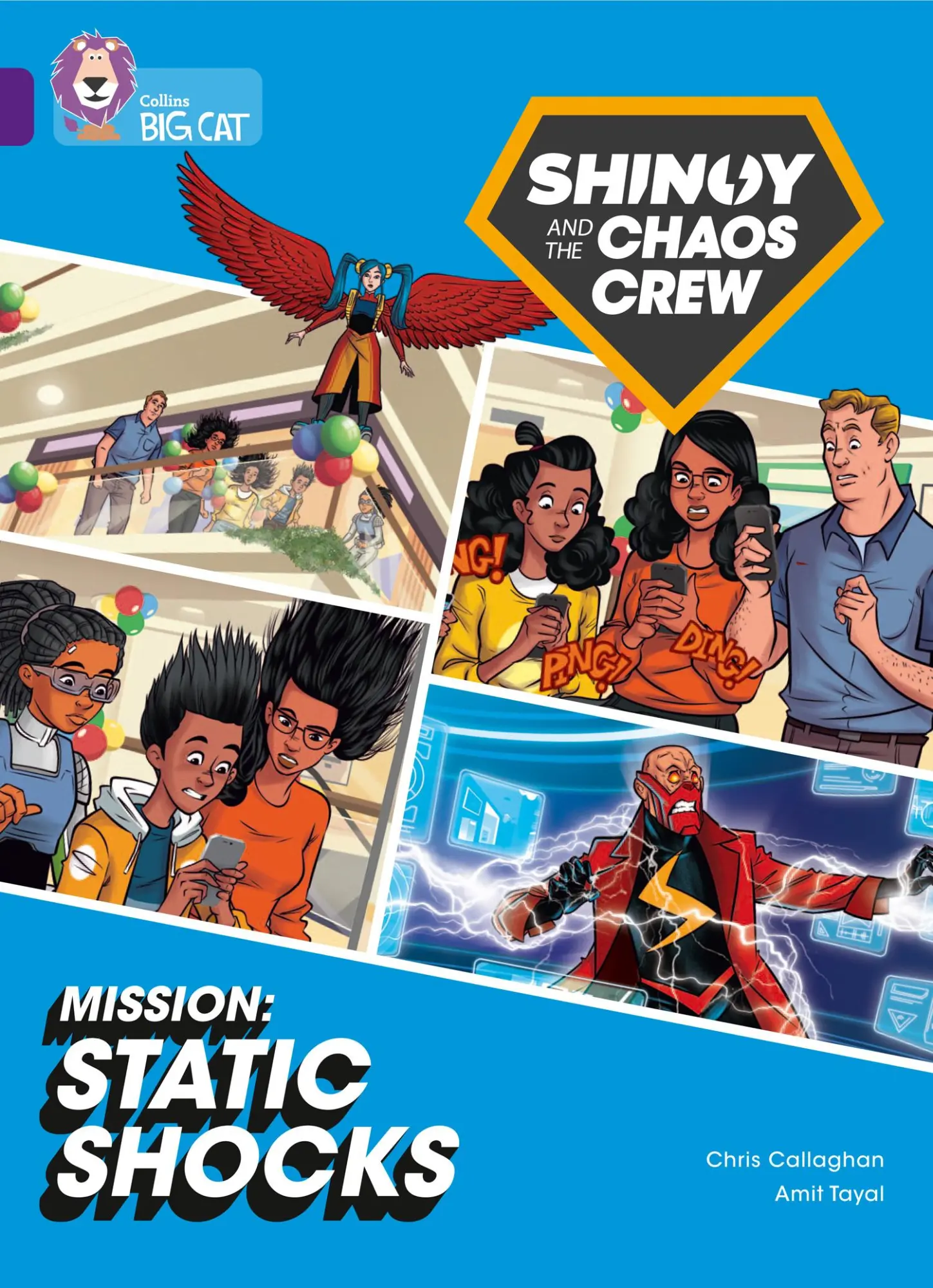 Cover: 9780008454562 | Shinoy and the Chaos Crew Mission: Static Shocks | Band 08/Purple