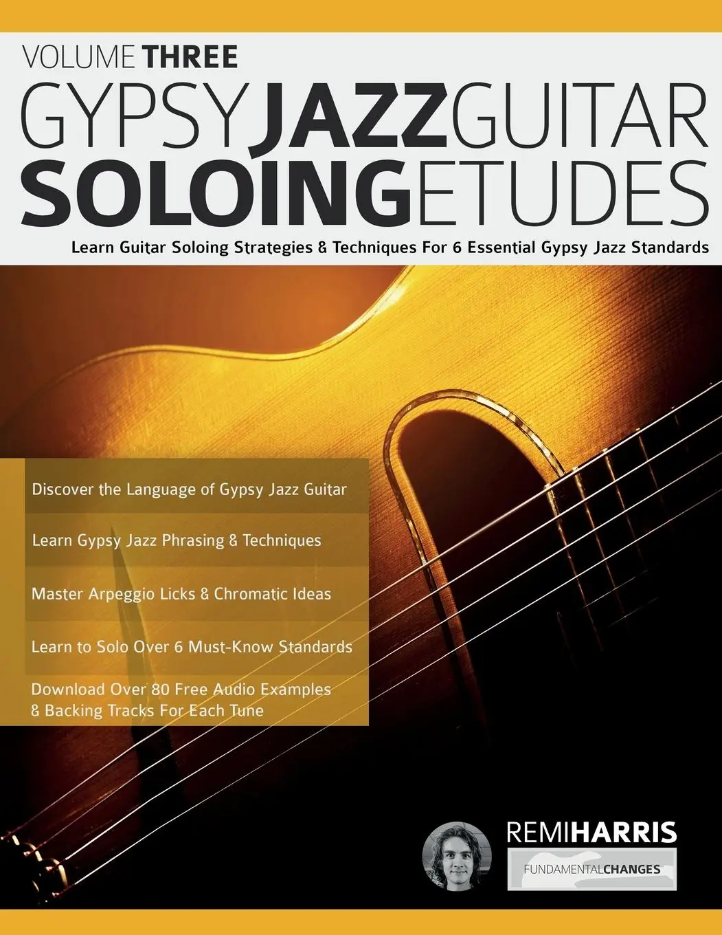 Cover: 9781789334562 | Gypsy Jazz Guitar Soloing Etudes - Volume Three | Remi Harris | Buch