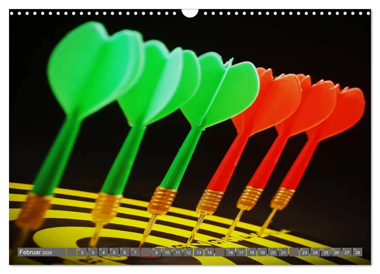 Bild: 9783457934562 | Darts. Konzentration - Sport - Spannung (Wandkalender 2026 DIN A3...