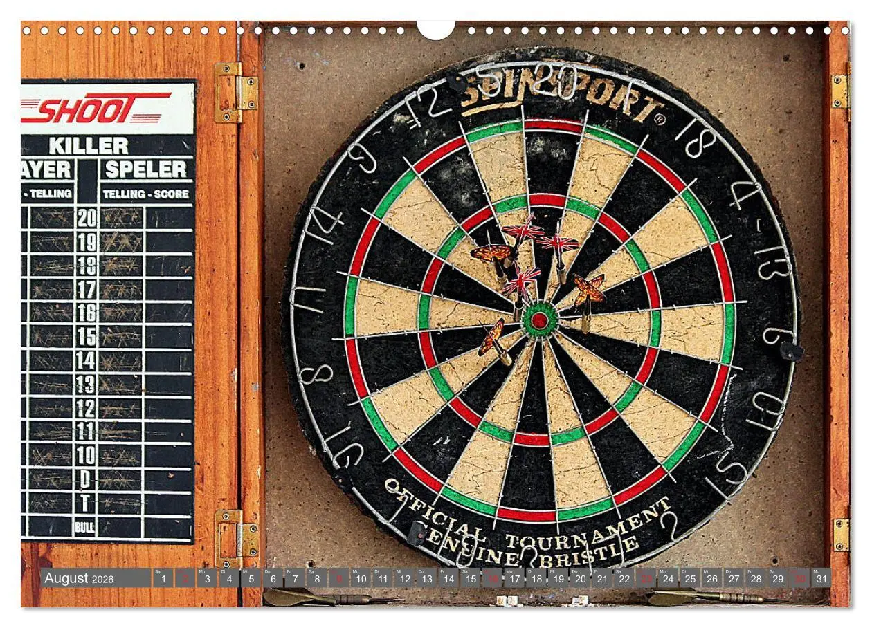 Bild: 9783457934562 | Darts. Konzentration - Sport - Spannung (Wandkalender 2026 DIN A3...