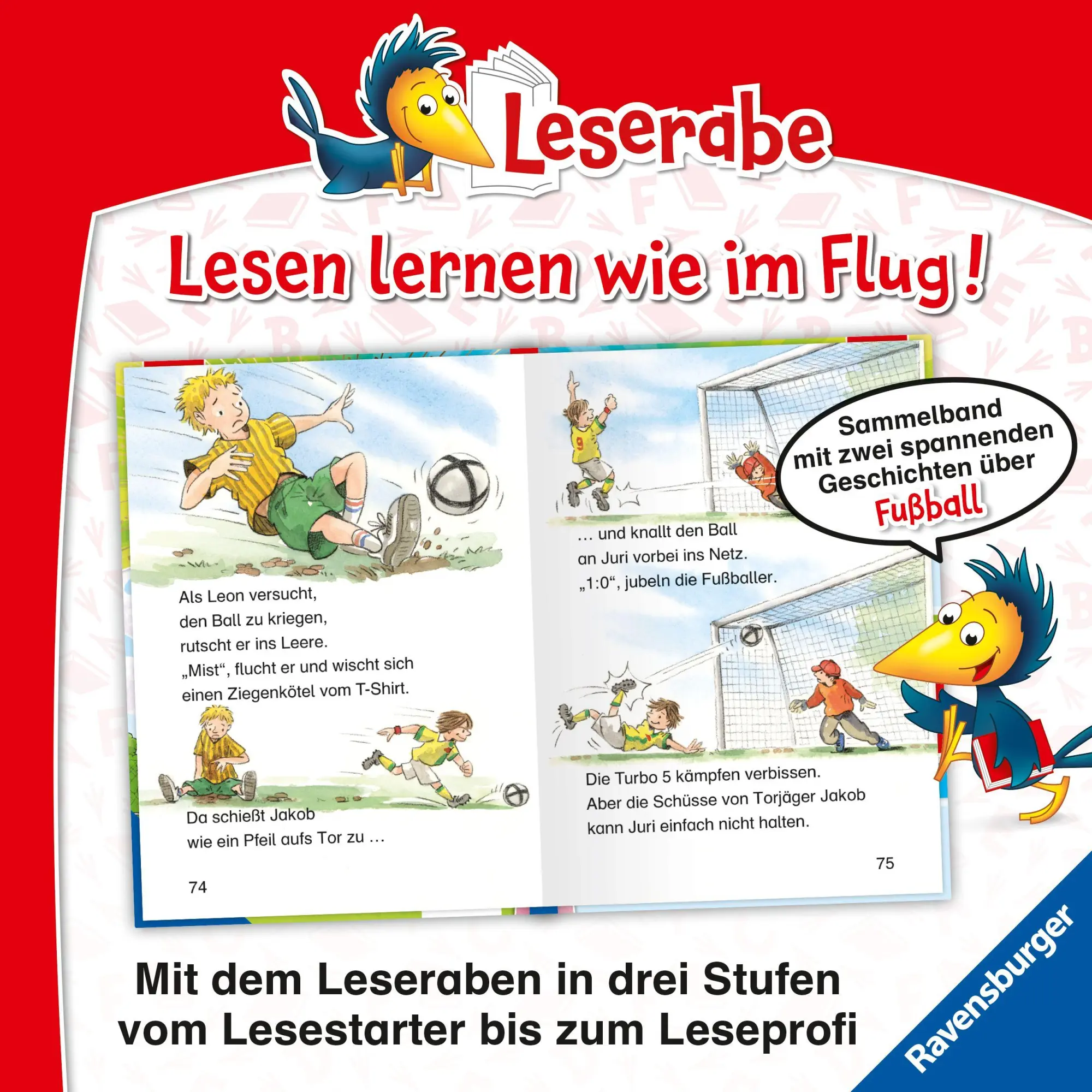 Bild: 9783473464562 | Leserabe Sonderausgaben - Fußballabenteuer zum Lesenlernen | Buch