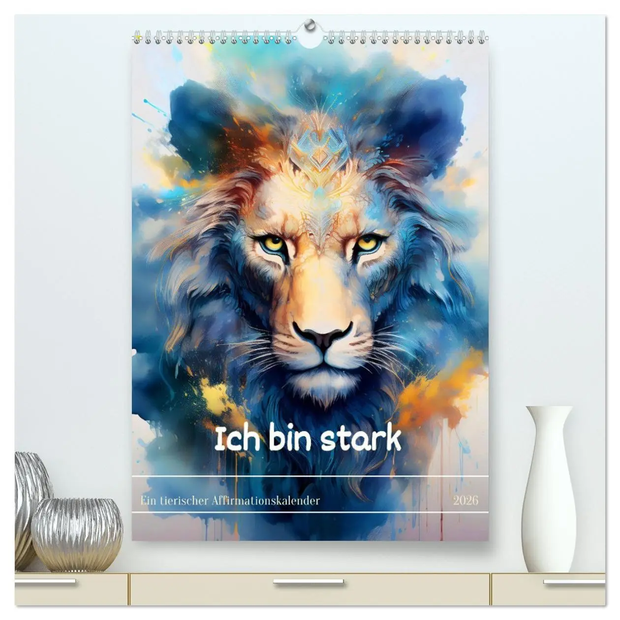 Cover: 9783516264562 | Ich bin stark - Ein tierischer Affirmationskalender (hochwertiger...