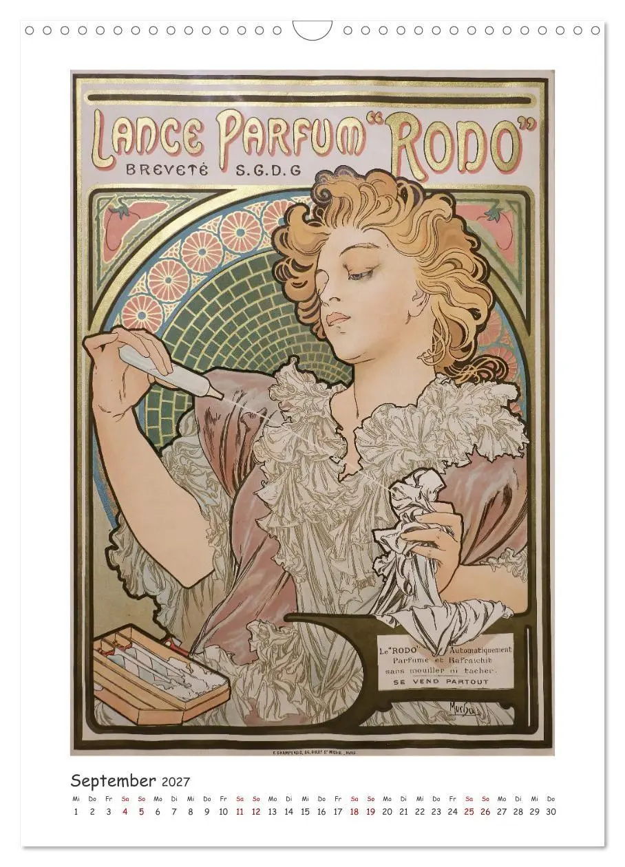 Bild: 9783569284562 | Alfons Mucha - Eine Hommage in zwölf Monaten (Wandkalender 2027 DIN...