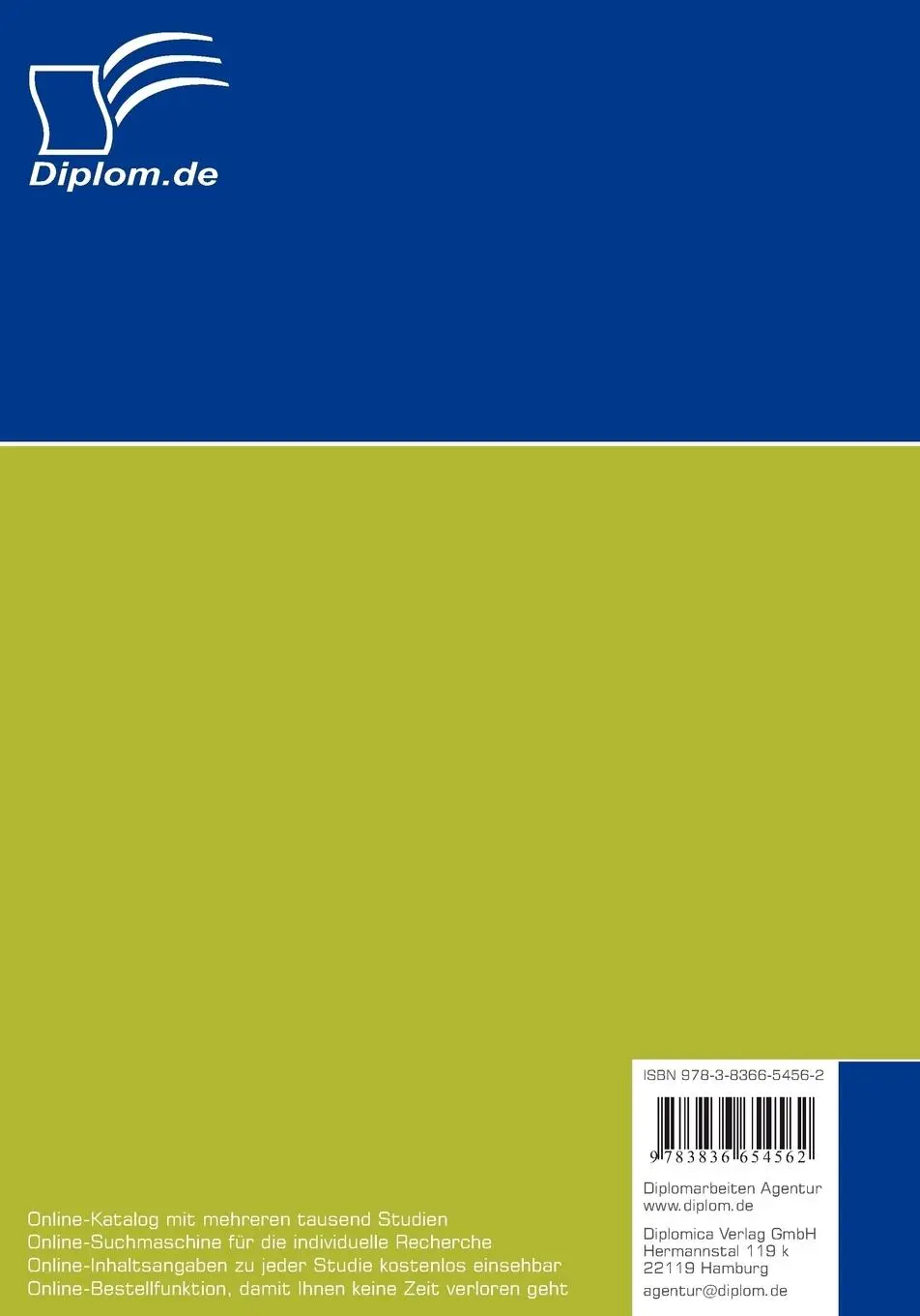 Rückseite: 9783836654562 | Betriebswirtschaftliche Kennzahlen zur Produktionsplanung und...