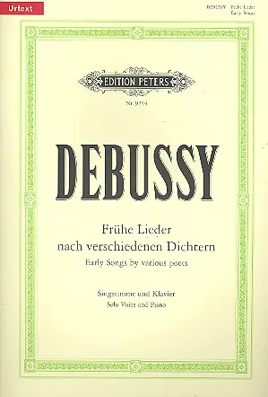 Cover: 9790014074562 | Early Songs (1876-85) by various poets | Claude Debussy | Buch