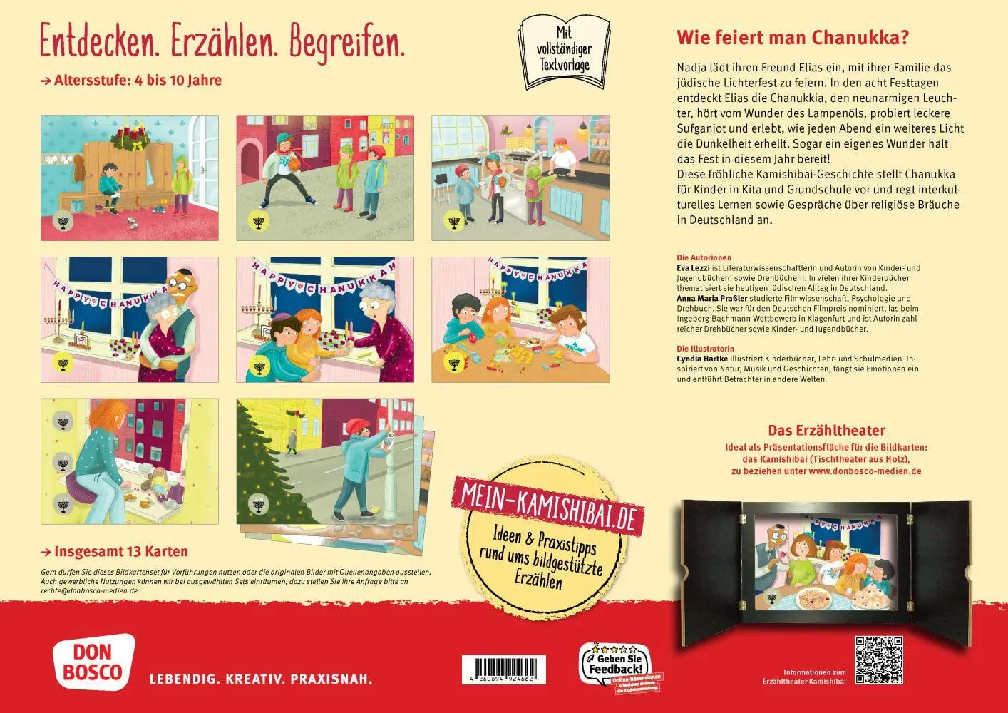 Bild: 4260694924662 | Nadja und Elias feiern Chanukka. Kamishibai Bildkartenset | Box | 2026