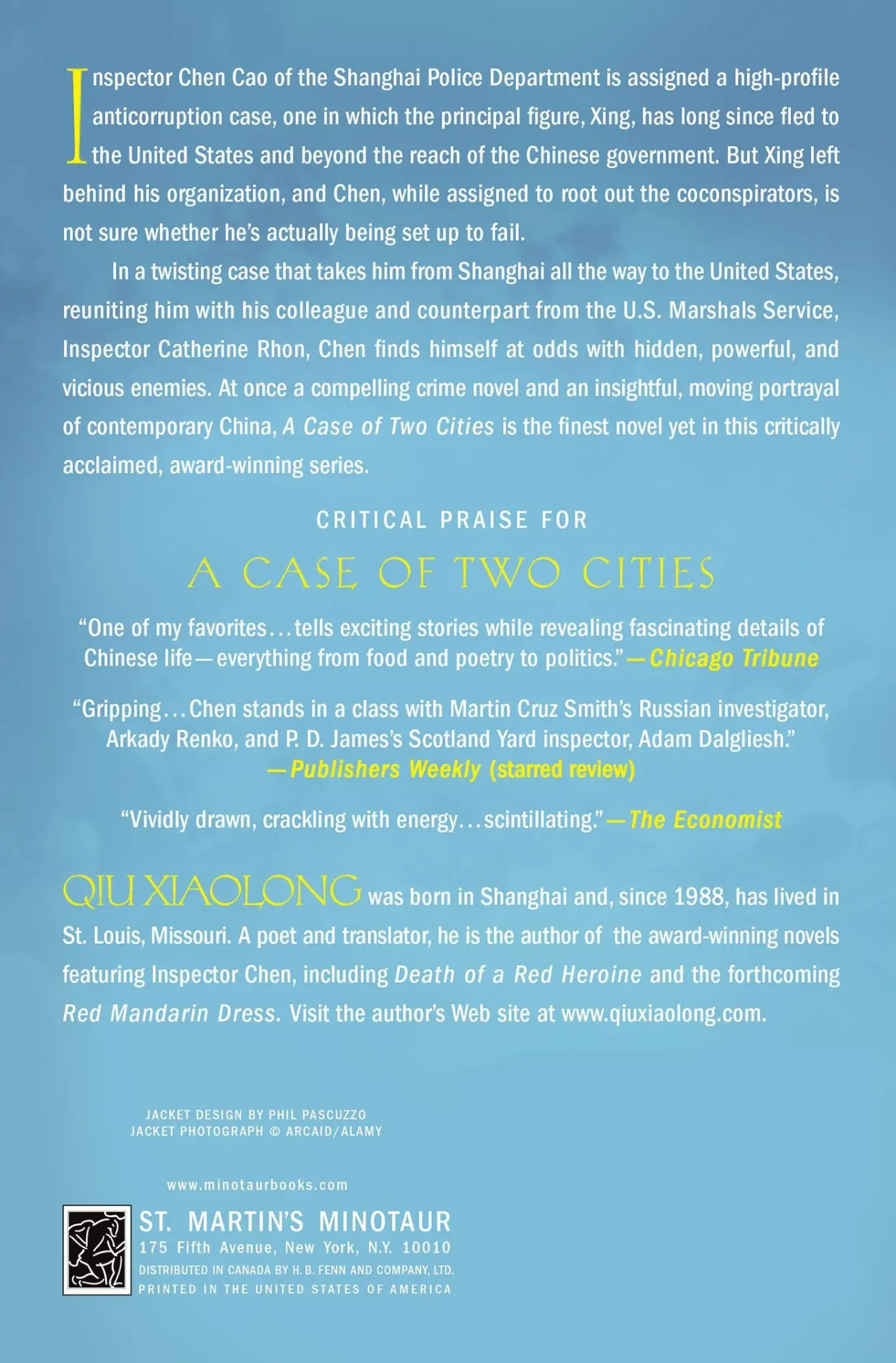 Rückseite: 9780312374662 | A Case of Two Cities | Qiu Xiaolong | Taschenbuch | Englisch | 2007