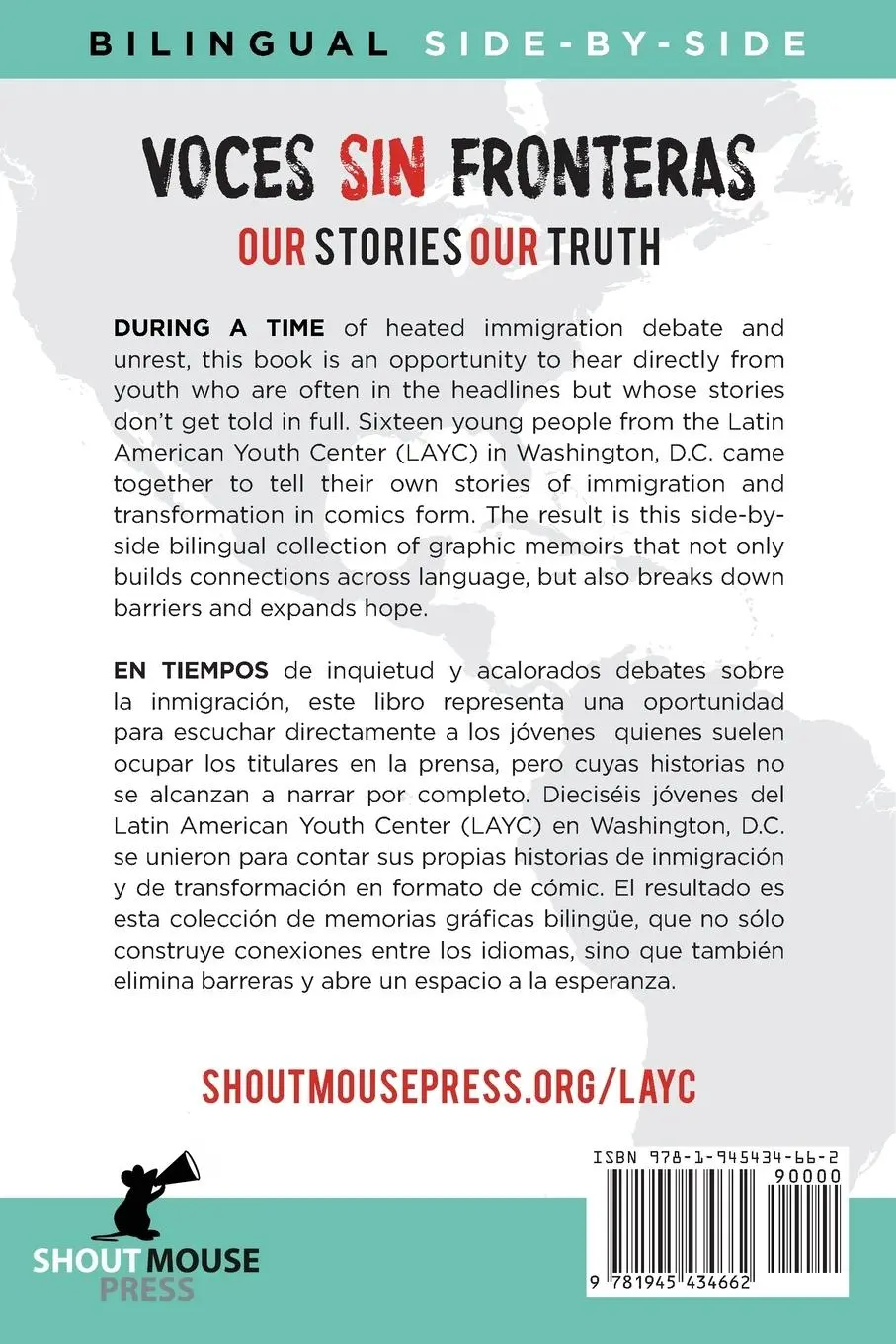 Rückseite: 9781945434662 | Voces Sin Fronteras | Our Stories, Our Truth | Writers | Taschenbuch