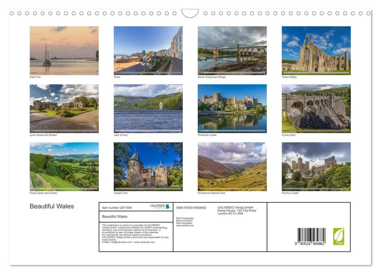 Bild: 9783516564662 | Beautiful Wales (Wall Calendar 2026 DIN A3 landscape), CALVENDO 12...