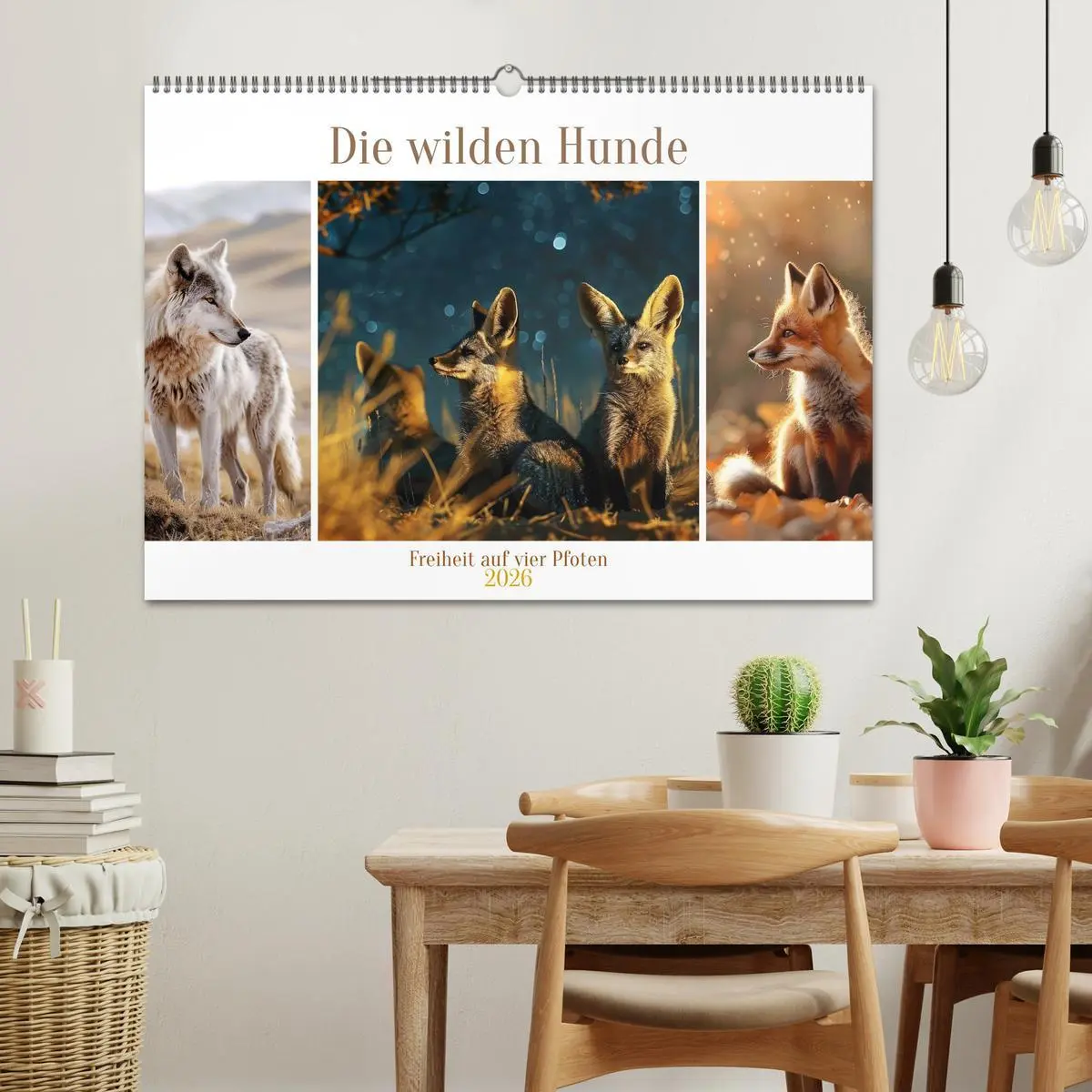 Bild: 9783457394762 | Die wilden Hunde (Wandkalender 2026 DIN A2 quer), CALVENDO...