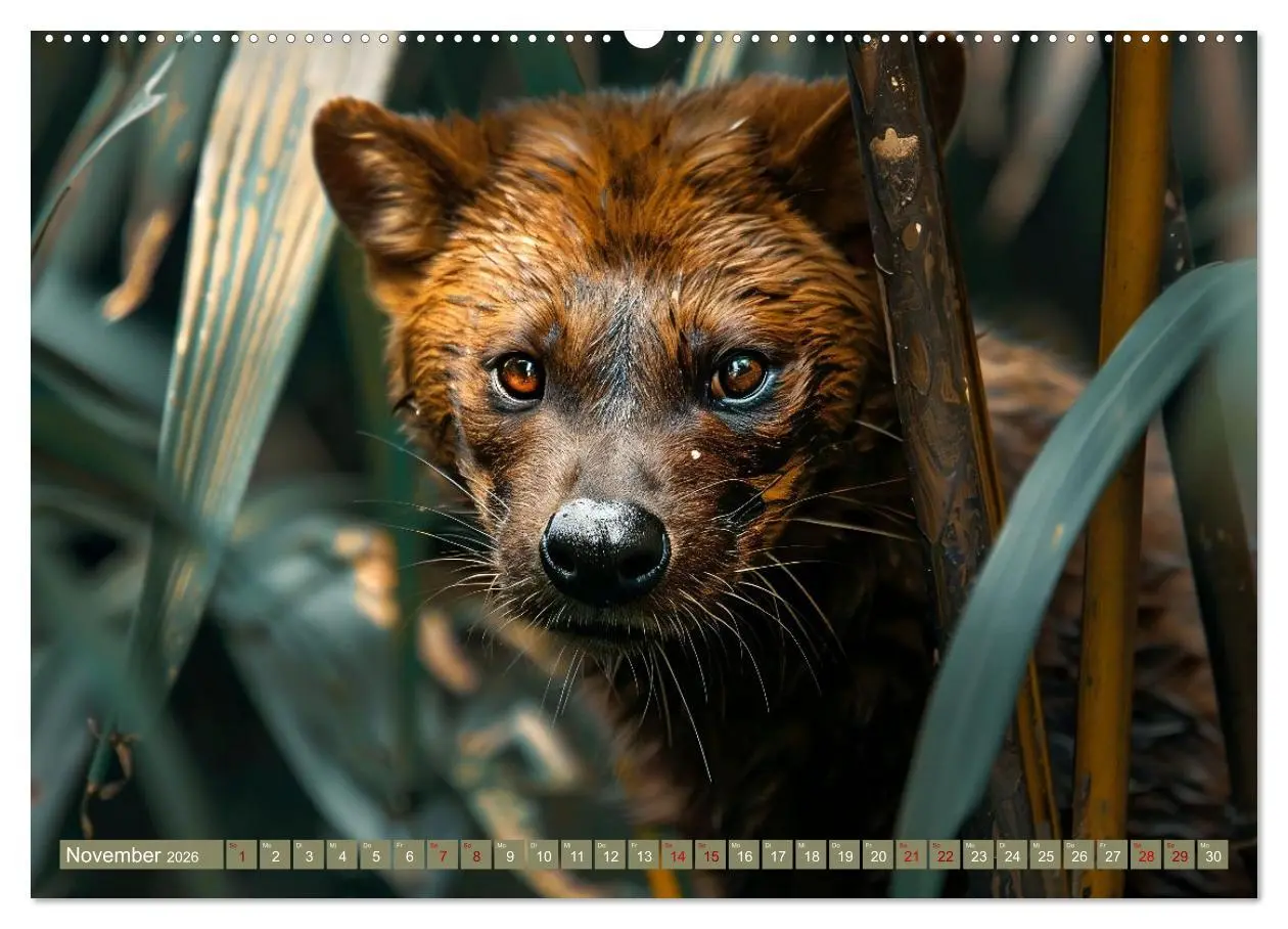 Bild: 9783457394762 | Die wilden Hunde (Wandkalender 2026 DIN A2 quer), CALVENDO...