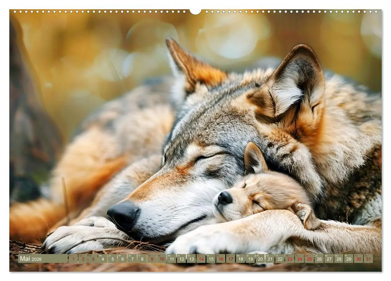 Bild: 9783457394762 | Die wilden Hunde (Wandkalender 2026 DIN A2 quer), CALVENDO...