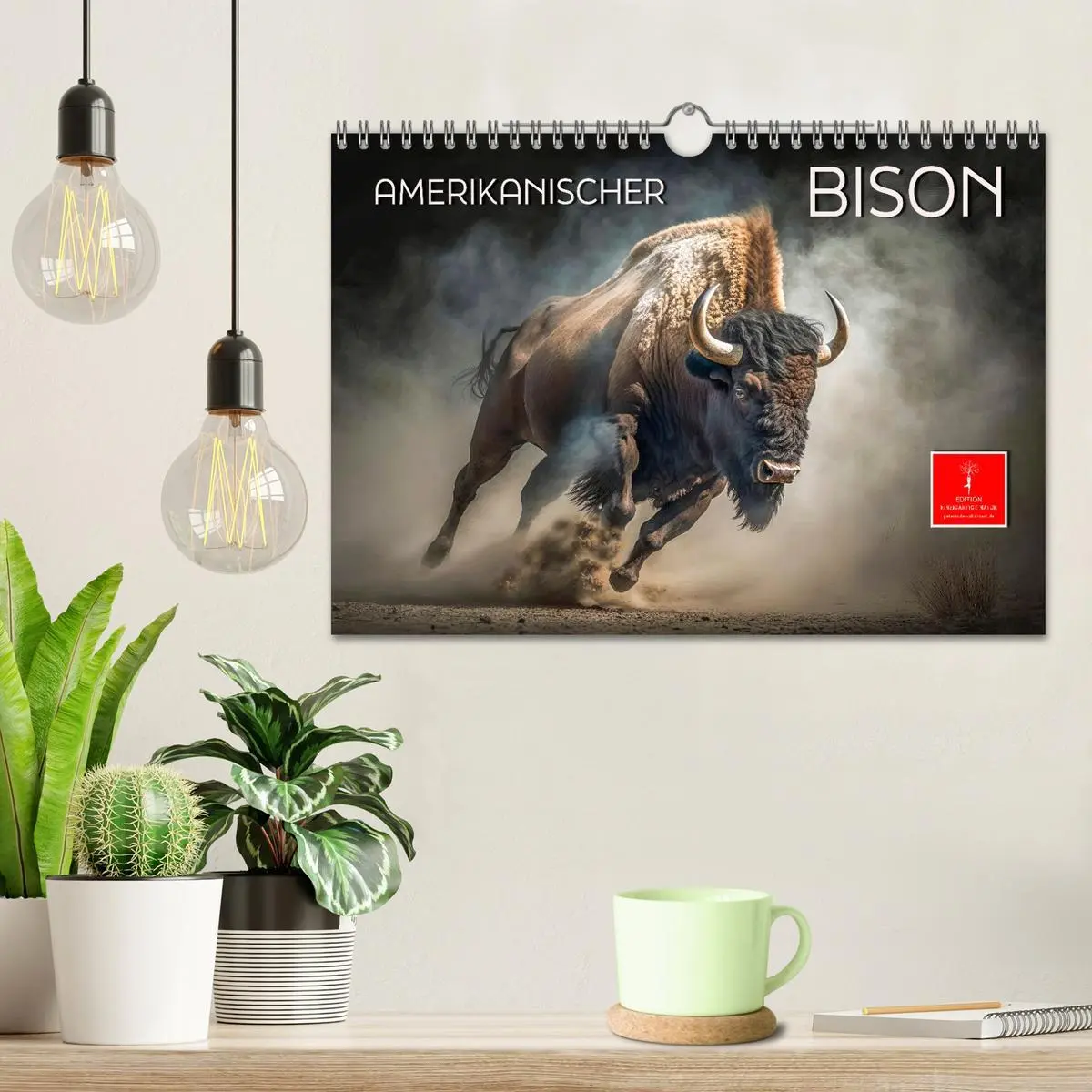 Bild: 9783457534762 | Amerikanischer Bison (Wandkalender 2026 DIN A4 quer), CALVENDO...