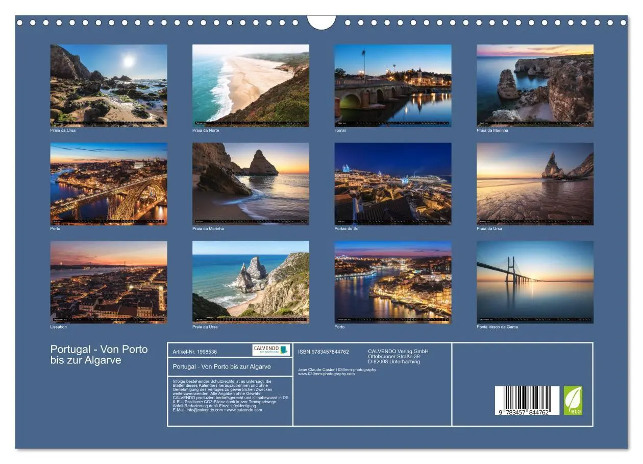 Bild: 9783457844762 | Portugal - Von Porto bis zur Algarve (Wandkalender 2026 DIN A3...