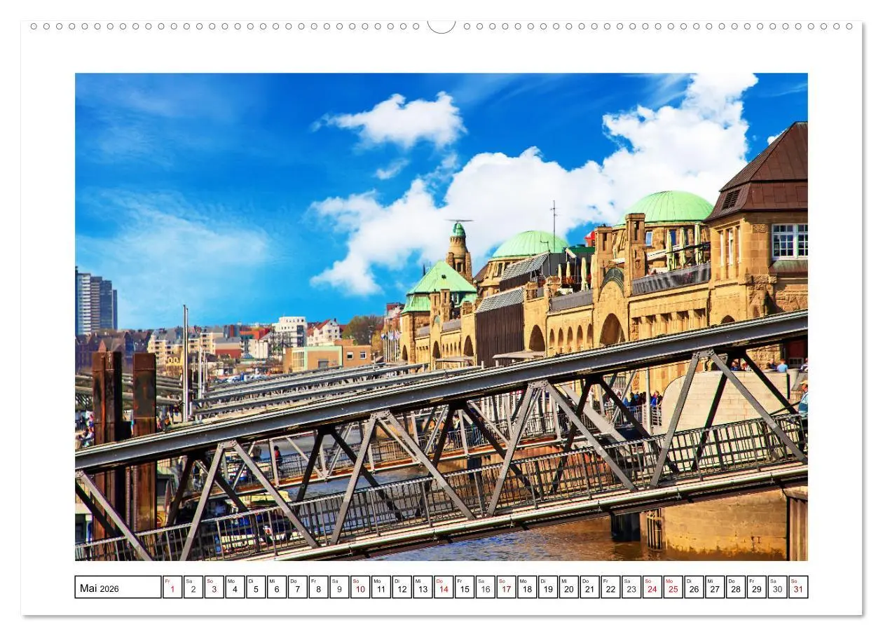 Bild: 9783457914762 | Hamburg sehen, fühlen und lieben (Wandkalender 2026 DIN A2 quer),...