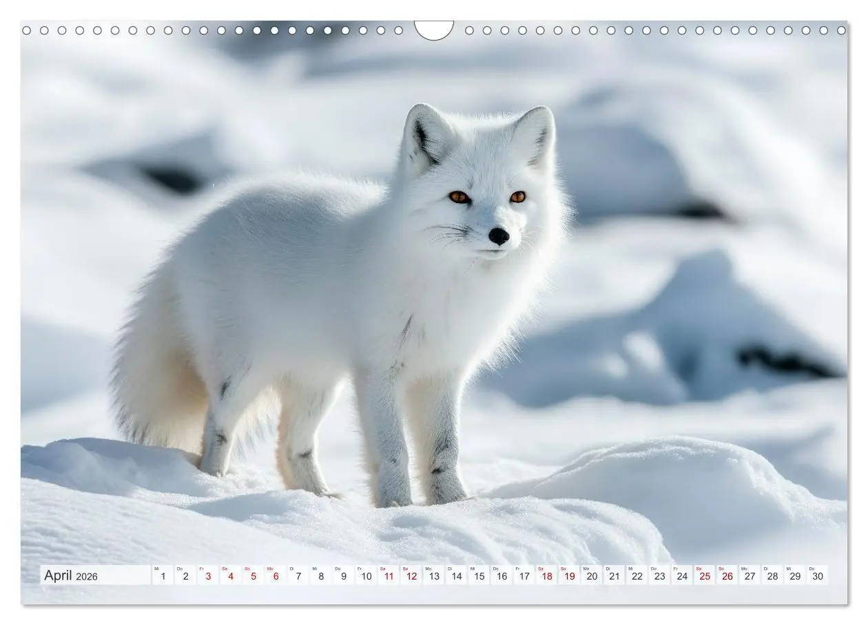 Bild: 9783516004762 | ARKTISCHE TIERE Im Reich der Kälte (Wandkalender 2026 DIN A3 quer),...