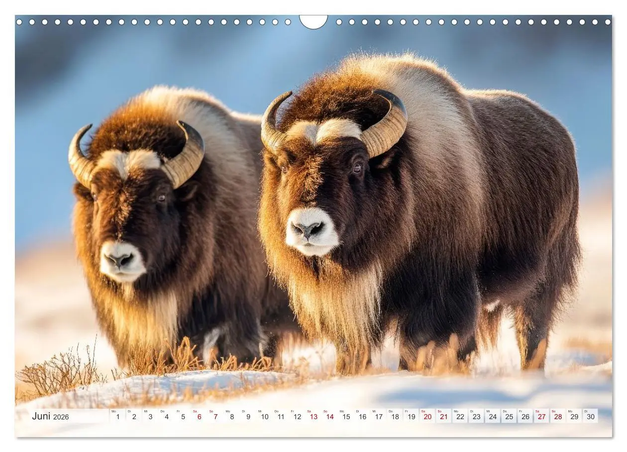 Bild: 9783516004762 | ARKTISCHE TIERE Im Reich der Kälte (Wandkalender 2026 DIN A3 quer),...