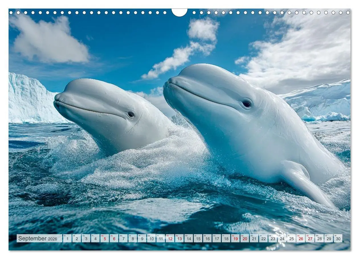 Bild: 9783516004762 | ARKTISCHE TIERE Im Reich der Kälte (Wandkalender 2026 DIN A3 quer),...