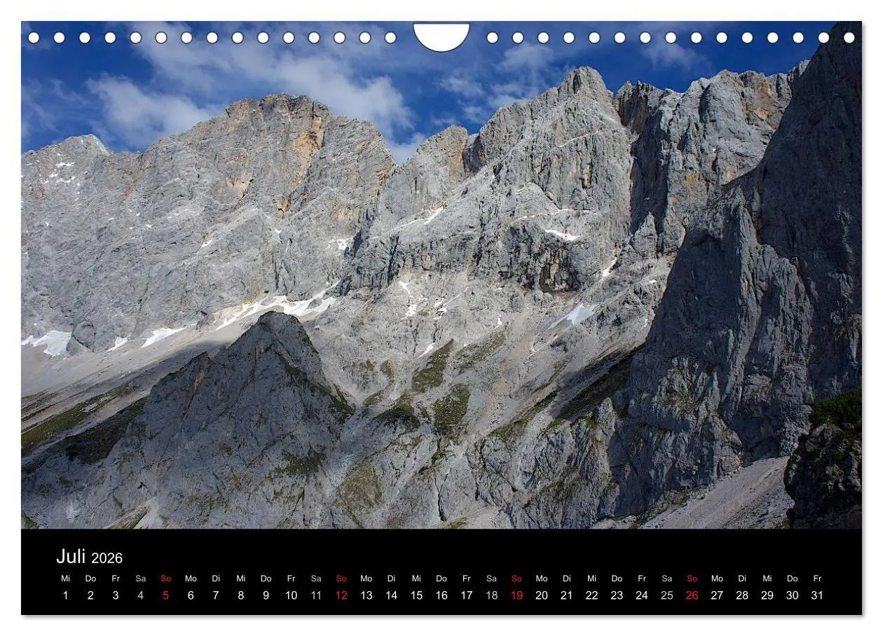 Bild: 9783516174762 | Der Dachstein - Massiv in den Alpen (Wandkalender 2026 DIN A4...
