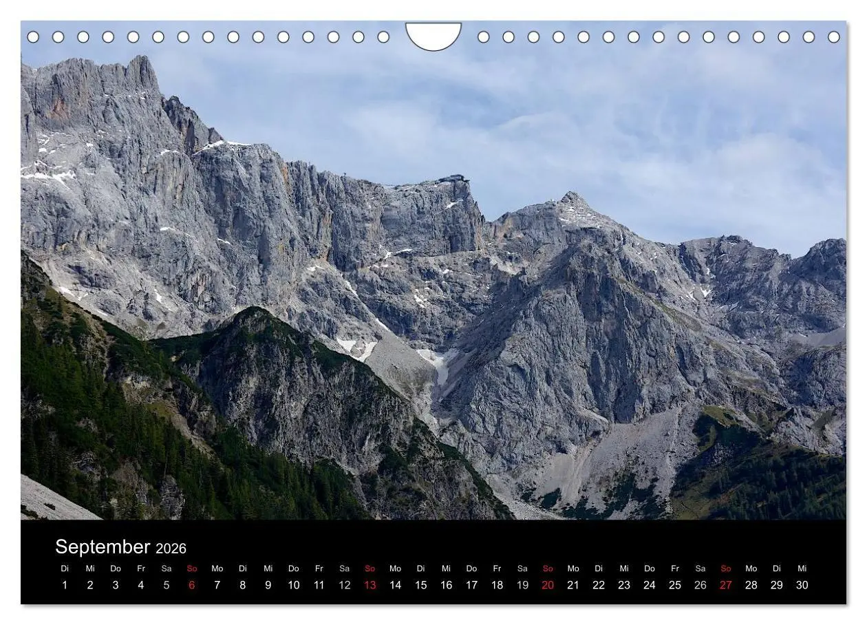 Bild: 9783516174762 | Der Dachstein - Massiv in den Alpen (Wandkalender 2026 DIN A4...