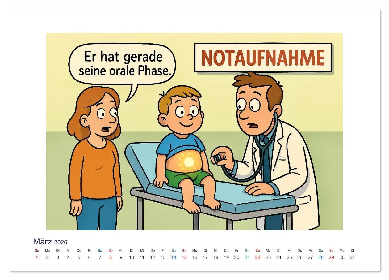 Bild: 9783516624762 | Wahnsinn in der Notaufnahme (Tischkalender 2026 DIN A5 quer),...