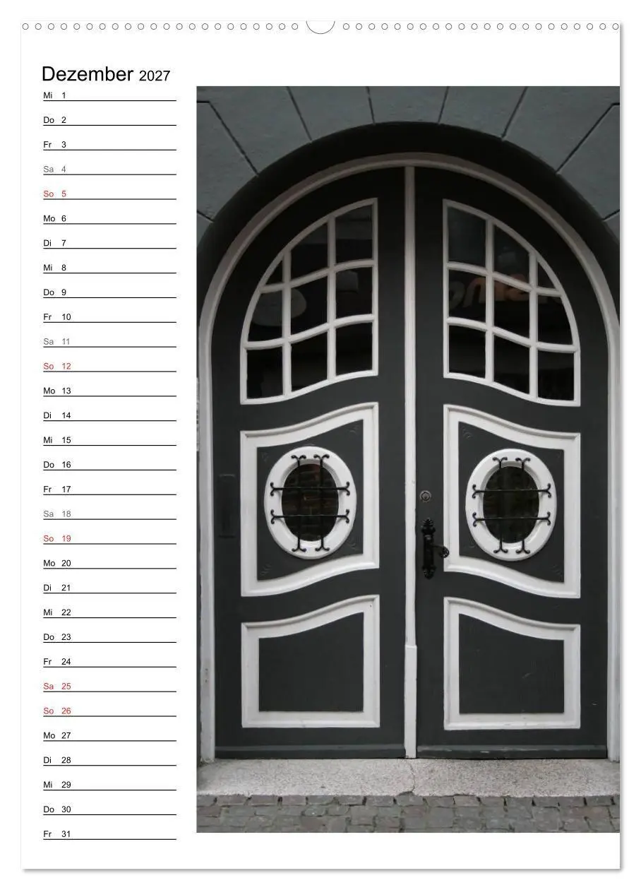 Bild: 9783569954762 | Alte Dänische Türen (Wandkalender 2027 DIN A2 hoch), CALVENDO...