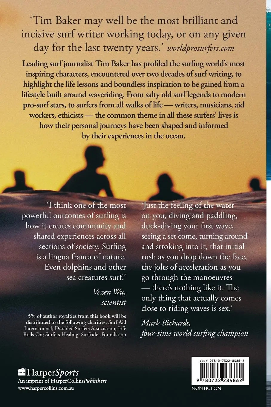 Rückseite: 9780732284862 | HIGH SURF THE WORLDS MOST INSPIRING | Tim Baker | Taschenbuch | 2007