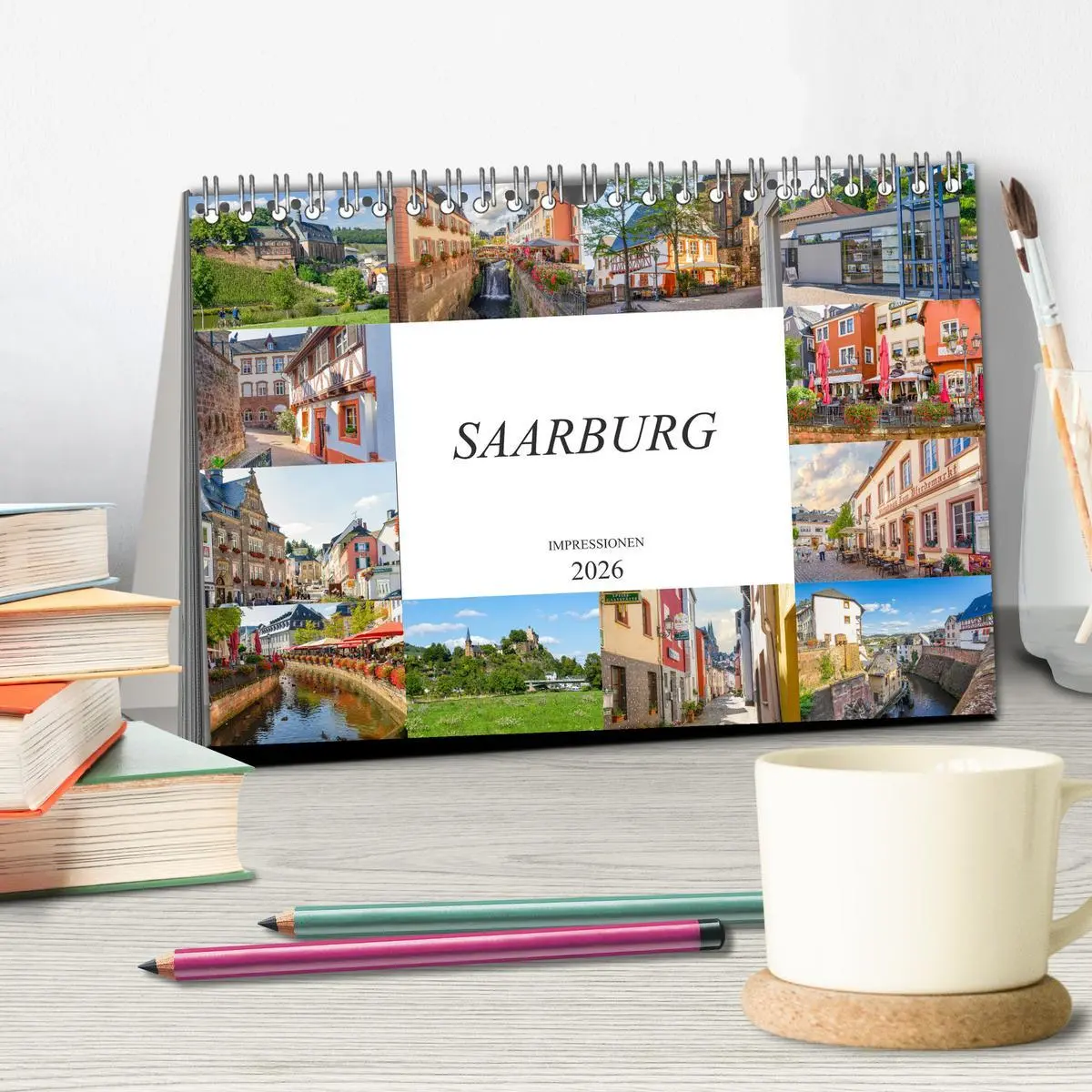 Bild: 9783457764862 | Saarburg Impressionen (Tischkalender 2026 DIN A5 quer), CALVENDO...