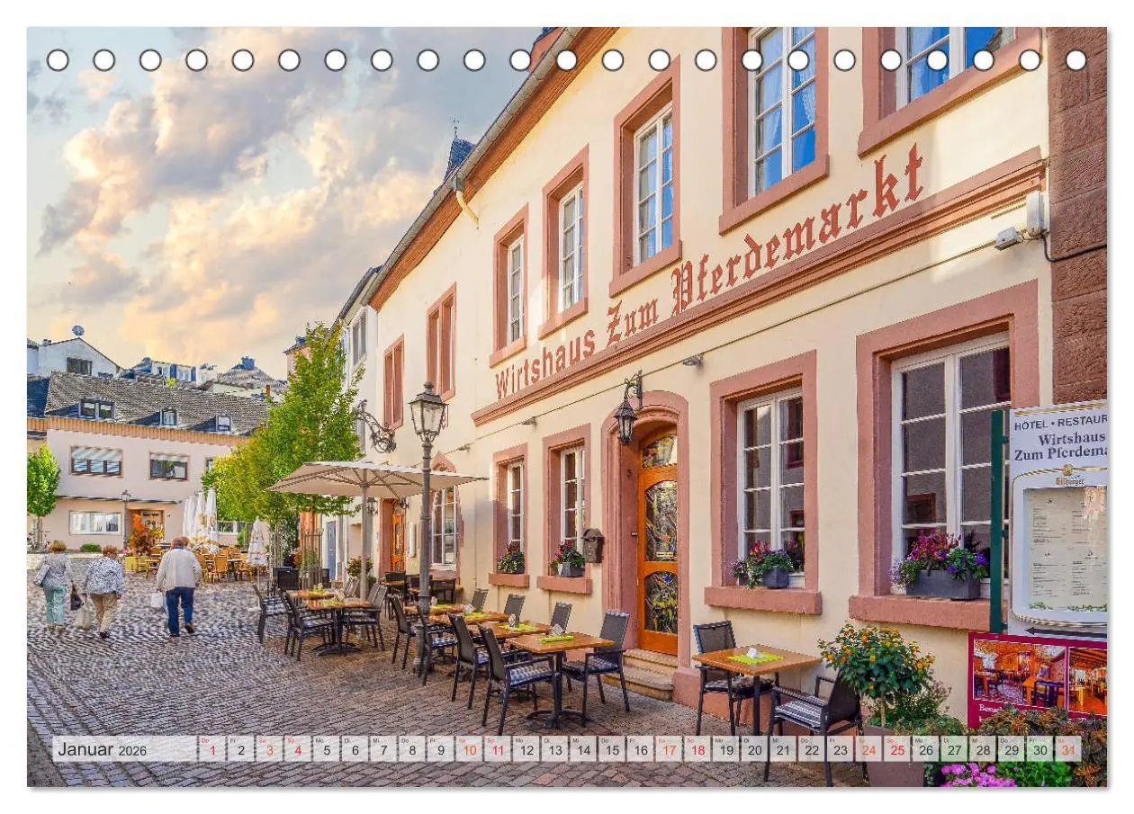 Bild: 9783457764862 | Saarburg Impressionen (Tischkalender 2026 DIN A5 quer), CALVENDO...