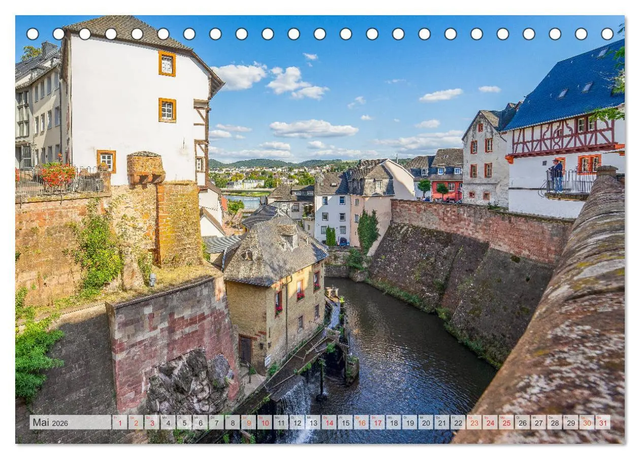 Bild: 9783457764862 | Saarburg Impressionen (Tischkalender 2026 DIN A5 quer), CALVENDO...