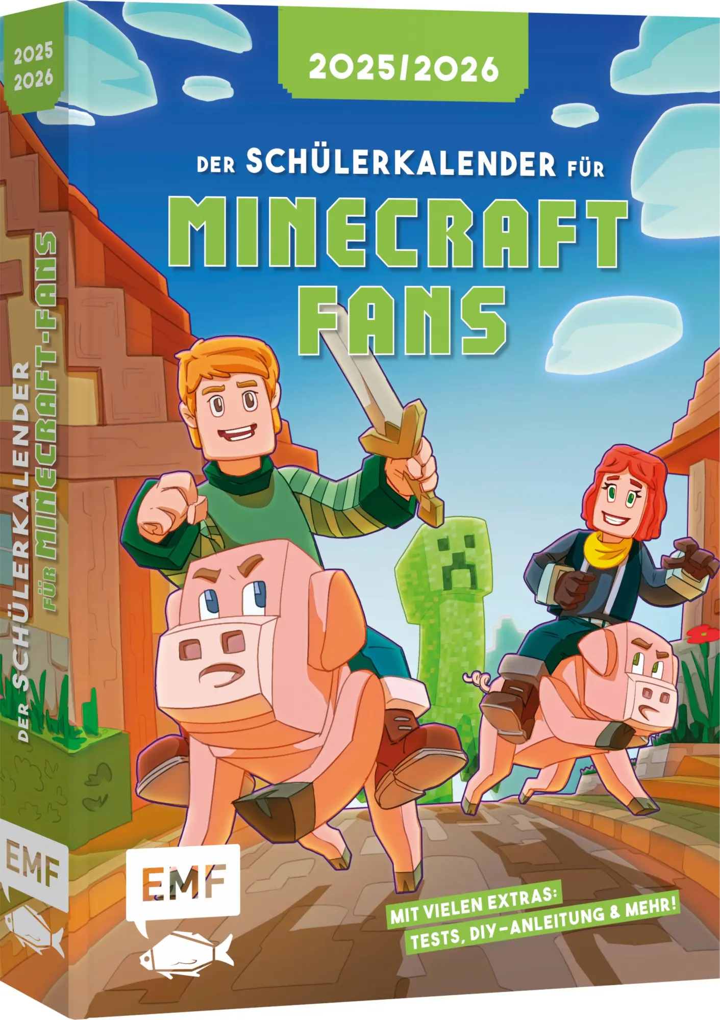 Cover: 9783745924862 | Der Schülerkalender für Minecraft-Fans 2025/2026 | Schröer (u. a.)