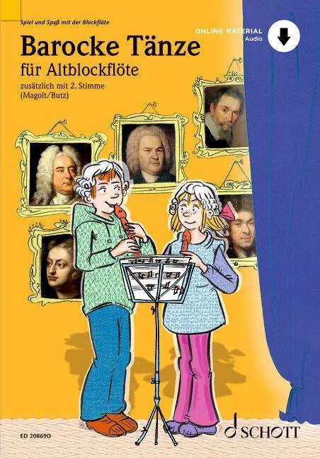 Cover: 9783795734862 | Barocke Tänze | 1-2 Alt-Blockflöten. | Rainer Butz (u. a.) | Broschüre