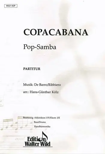 Cover: 9790205804862 | Copacabana | de Barro | Partitur | Edition Walter Wild