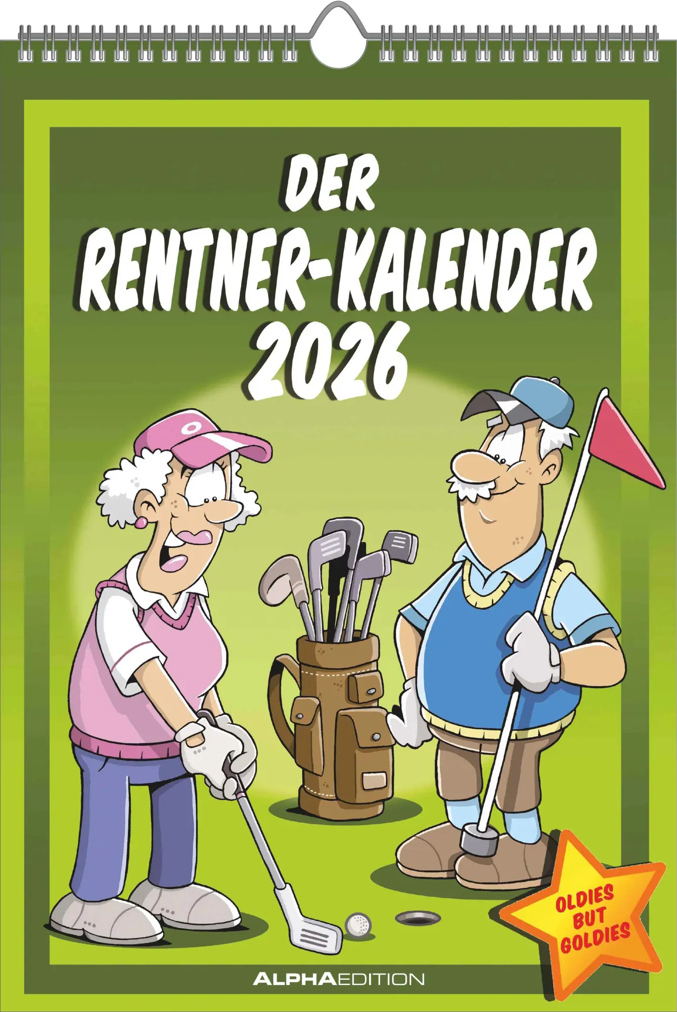 Cover: 4069095004962 | Der Rentner-Kalender 2026 - Bild-Kalender 23,7x34 cm - mit lustigen...
