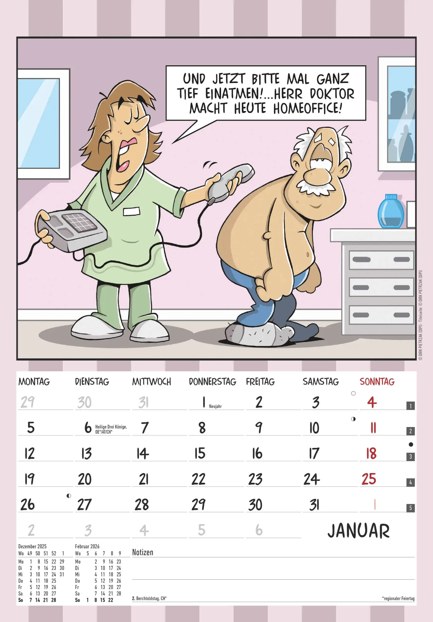 Bild: 4069095004962 | Der Rentner-Kalender 2026 - Bild-Kalender 23,7x34 cm - mit lustigen...