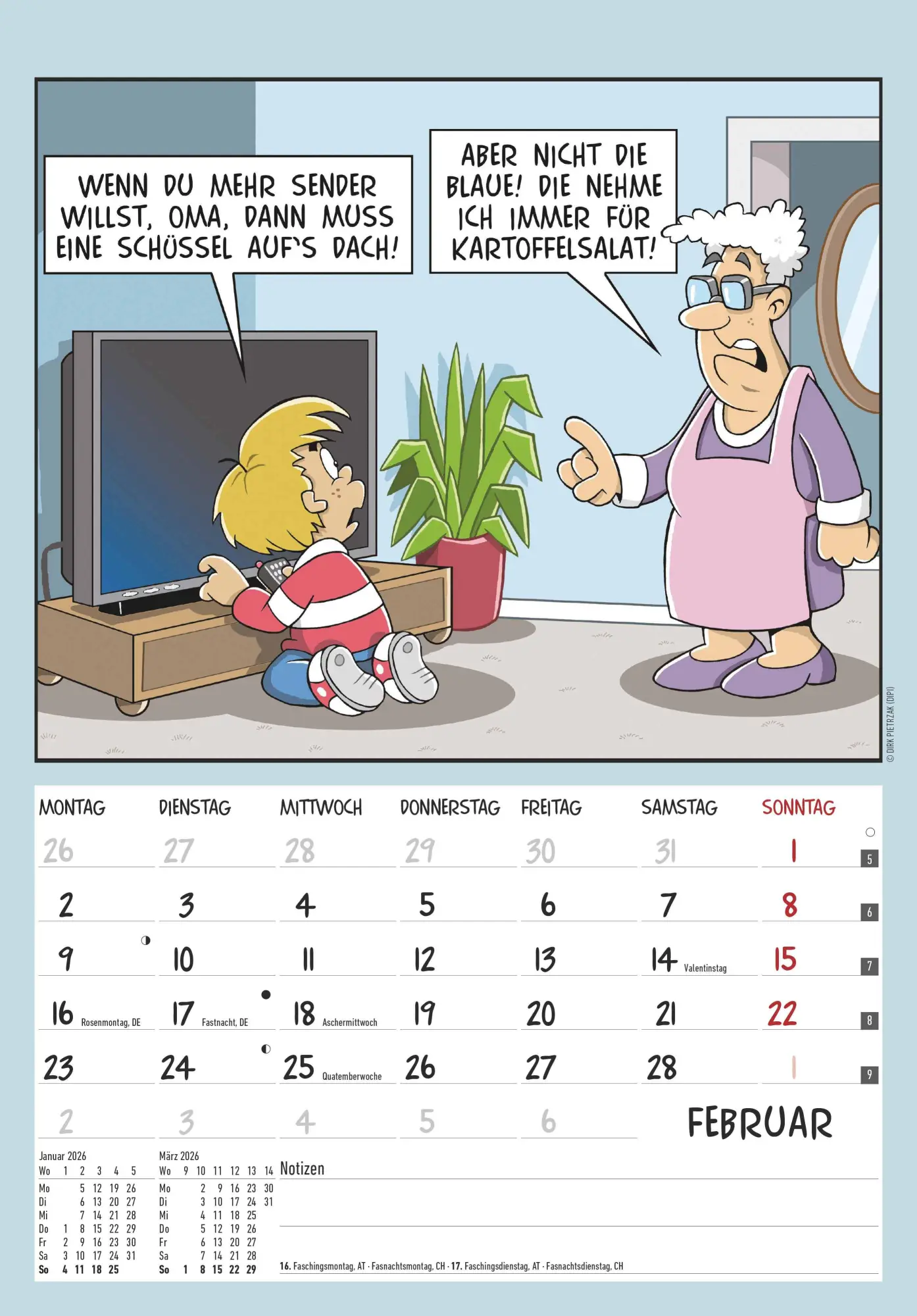 Bild: 4069095004962 | Der Rentner-Kalender 2026 - Bild-Kalender 23,7x34 cm - mit lustigen...