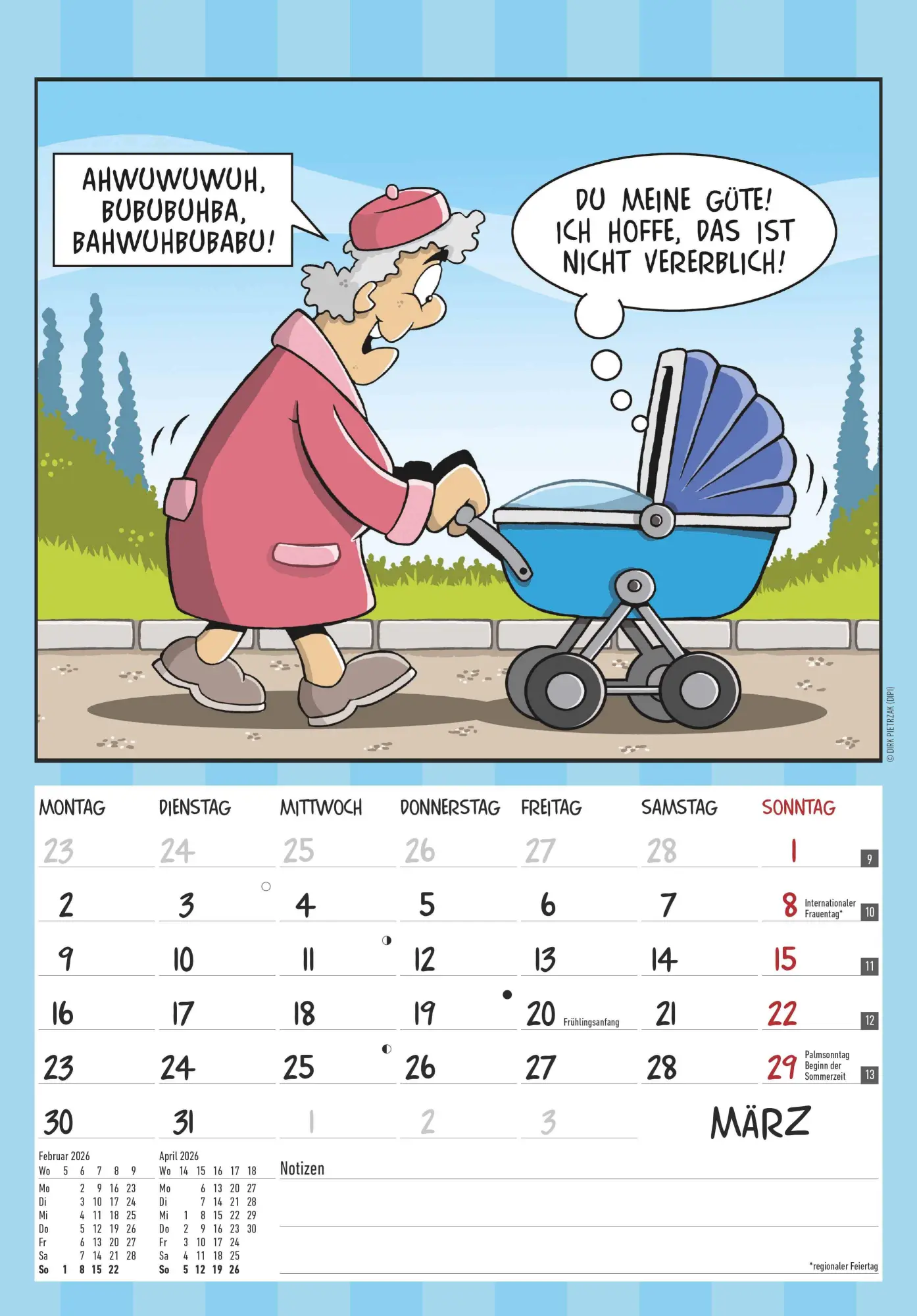 Bild: 4069095004962 | Der Rentner-Kalender 2026 - Bild-Kalender 23,7x34 cm - mit lustigen...