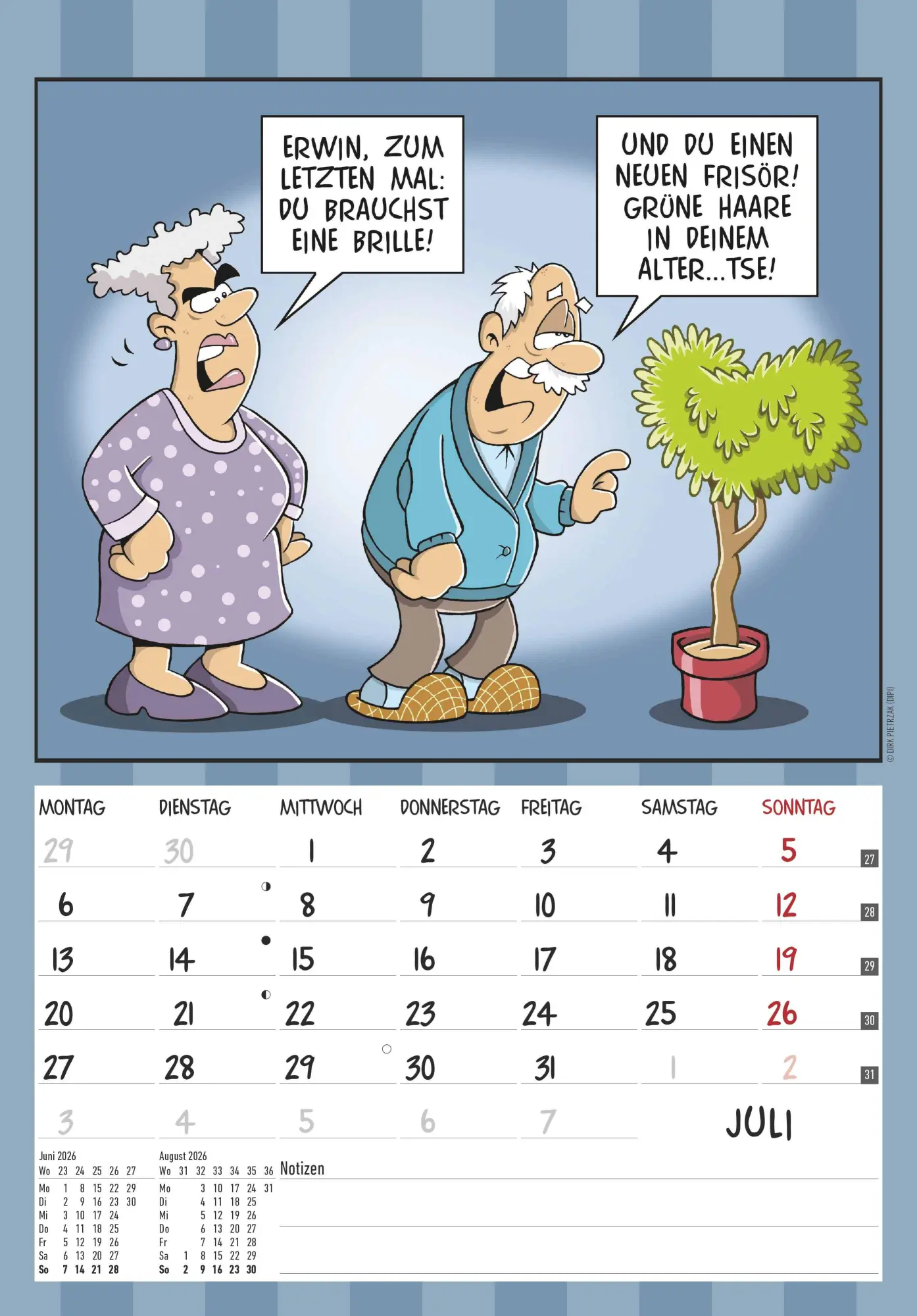 Bild: 4069095004962 | Der Rentner-Kalender 2026 - Bild-Kalender 23,7x34 cm - mit lustigen...