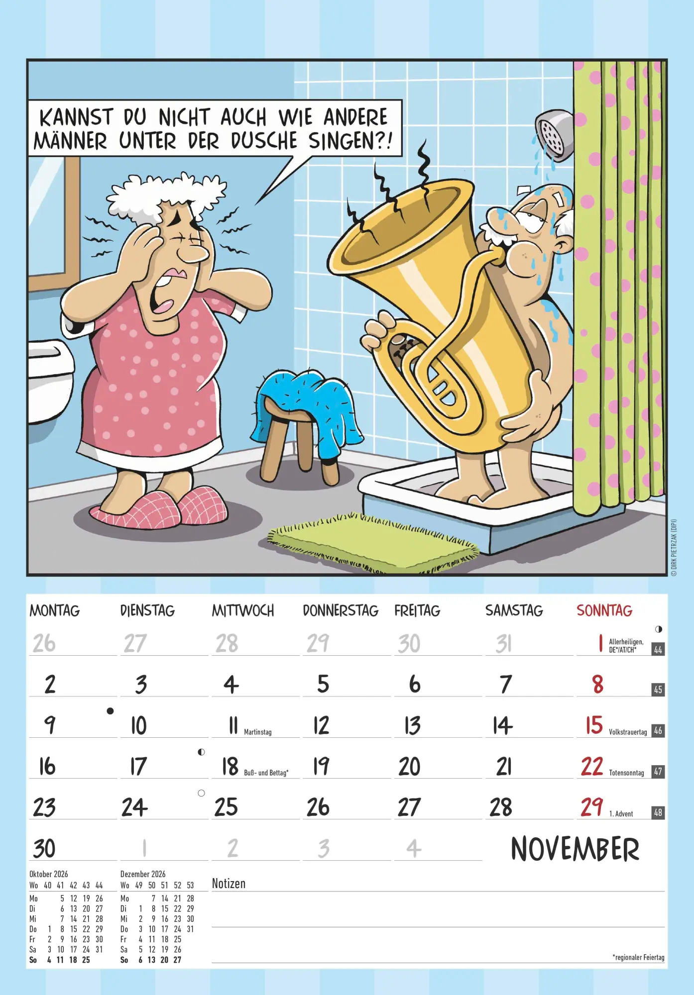 Bild: 4069095004962 | Der Rentner-Kalender 2026 - Bild-Kalender 23,7x34 cm - mit lustigen...