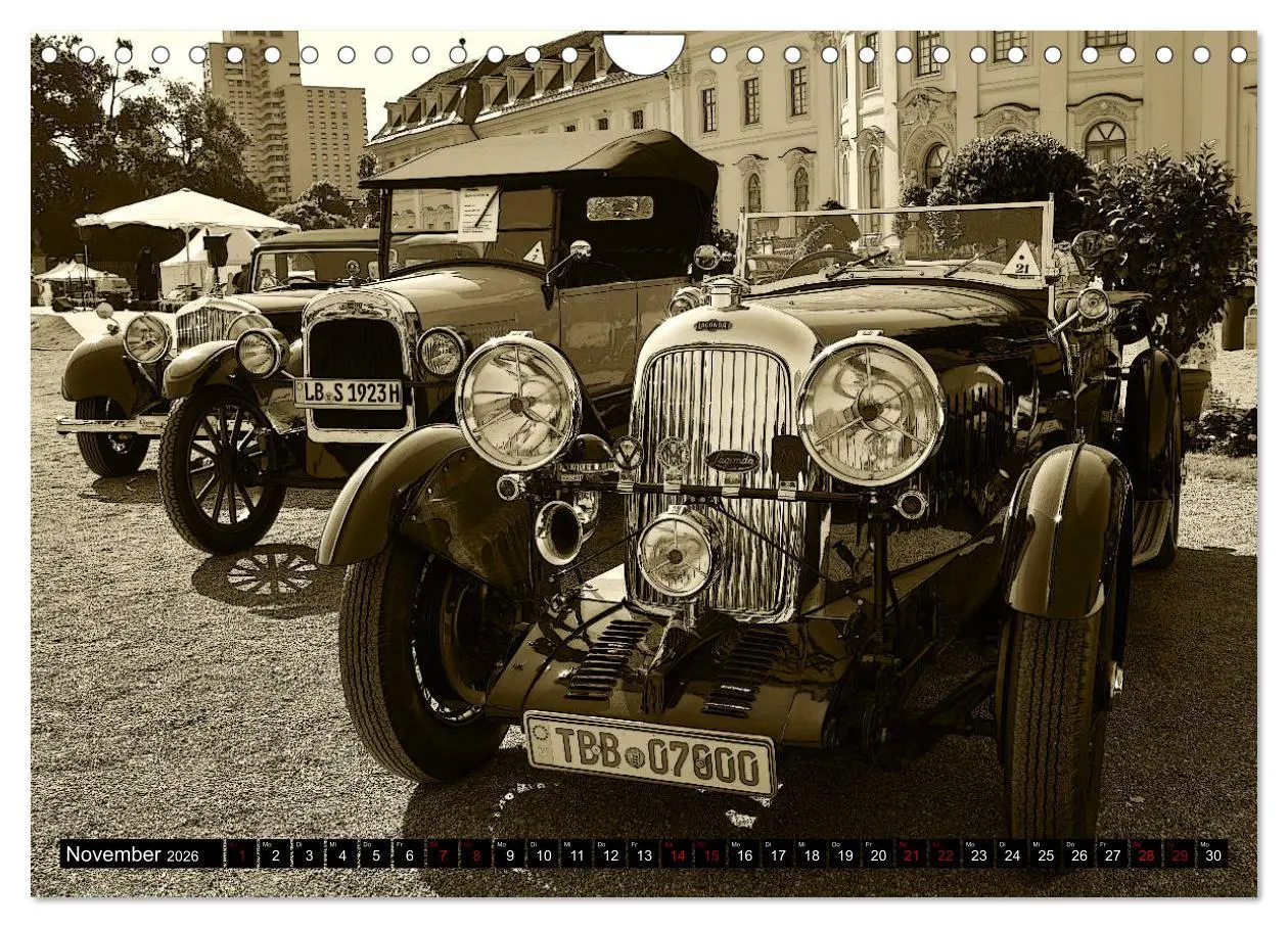 Bild: 9783457684962 | Klassische Automobile (Wandkalender 2026 DIN A4 quer), CALVENDO...