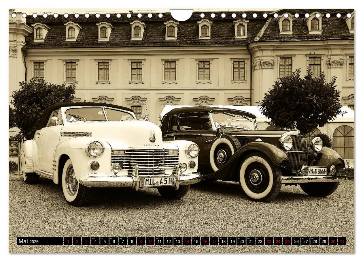 Bild: 9783457684962 | Klassische Automobile (Wandkalender 2026 DIN A4 quer), CALVENDO...