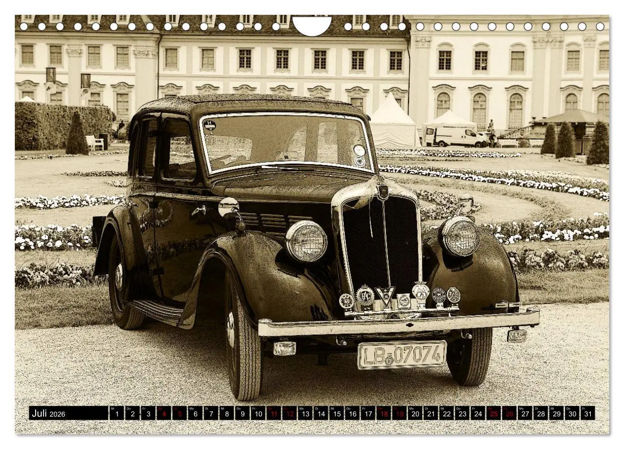 Bild: 9783457684962 | Klassische Automobile (Wandkalender 2026 DIN A4 quer), CALVENDO...